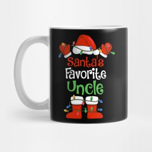 Santa's Favorite Uncle Funny Christmas Pajamas Mug